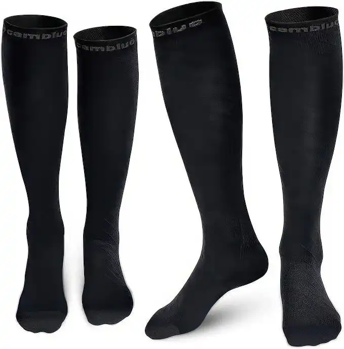 Quality black compression socks for sports, running, and active lifestyles. Designed for comfort and.