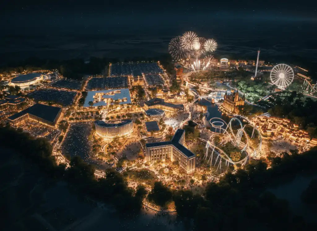 Dracula Land Ariel View