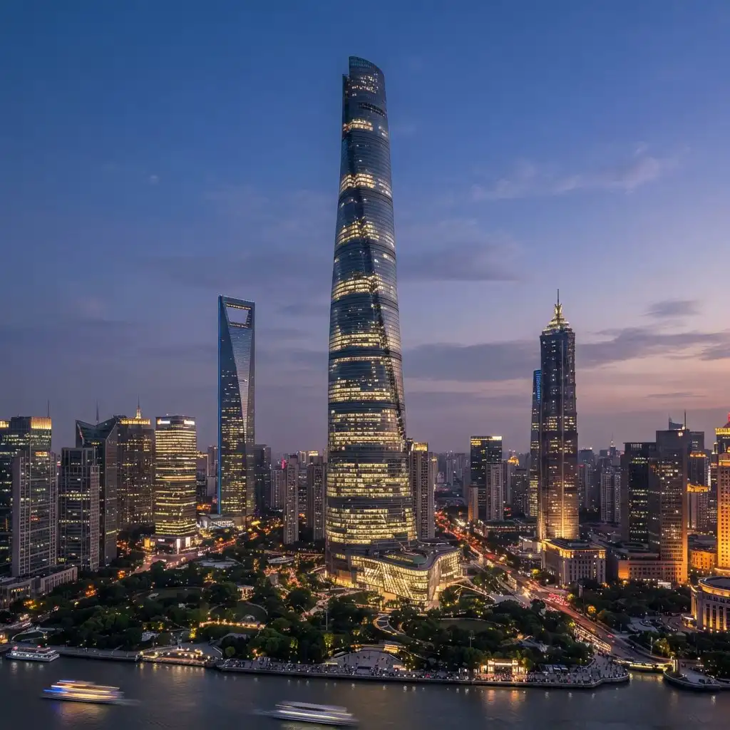 Shanghai Tower in Shanghai China